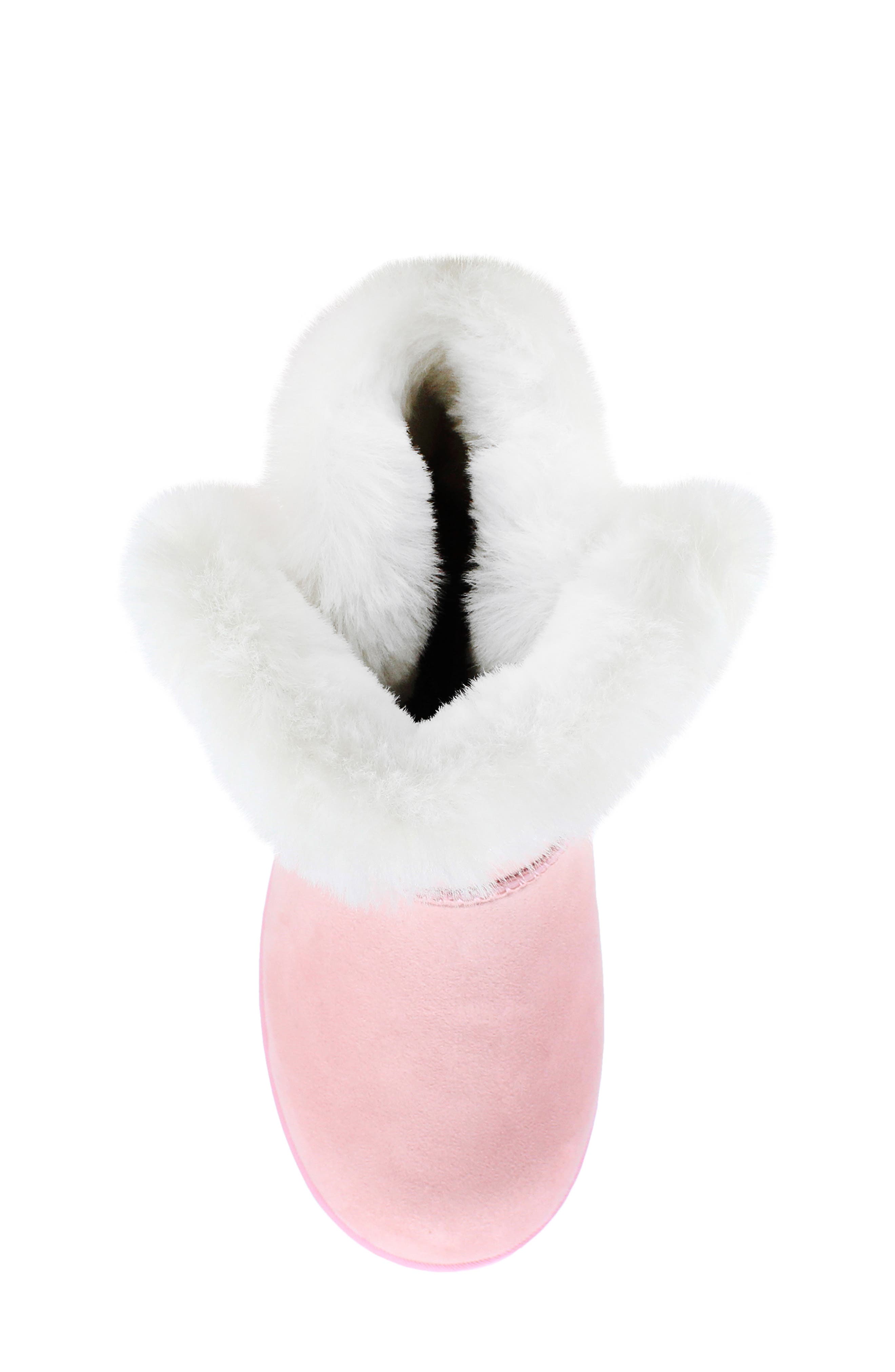 Juicy Couture Kids' Cozy Boot with Faux Fur Trim, Alternate, color, 