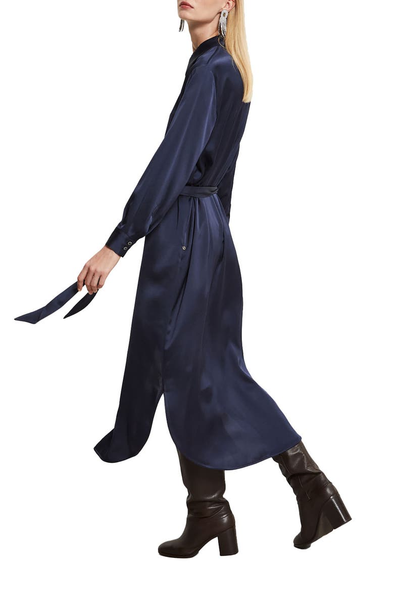 ottod'Ame Viscose Long Chemisier, Alternate, color, Blue