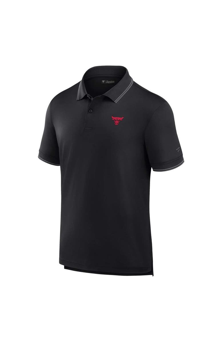 FANATICS Men's Fanatics Black Chicago Bulls Front Office Polo, Alternate, color, Black