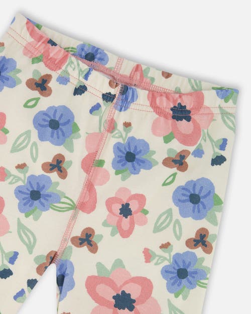 Deux Par Deux Organic Cotton Two-piece Pajamas In Multi