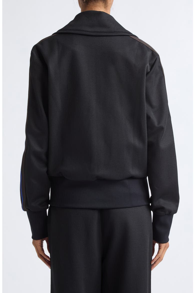 Om Track Jacket, Alternate, color, BLACK