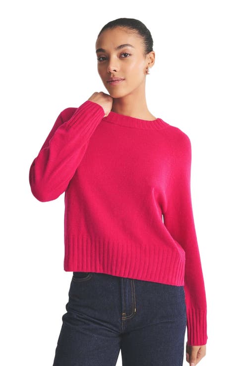 Signature Cashmere Raglan Crewneck Sweater