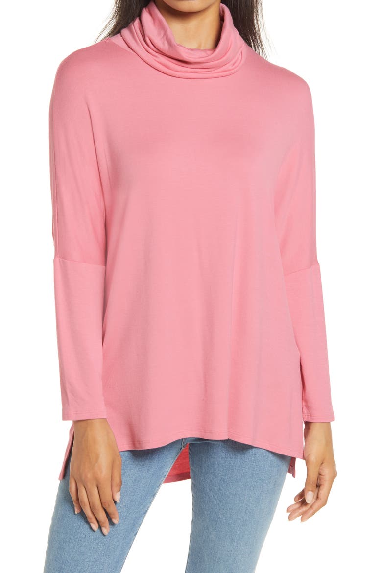 High/Low Tunic, Main, color, MAUVE