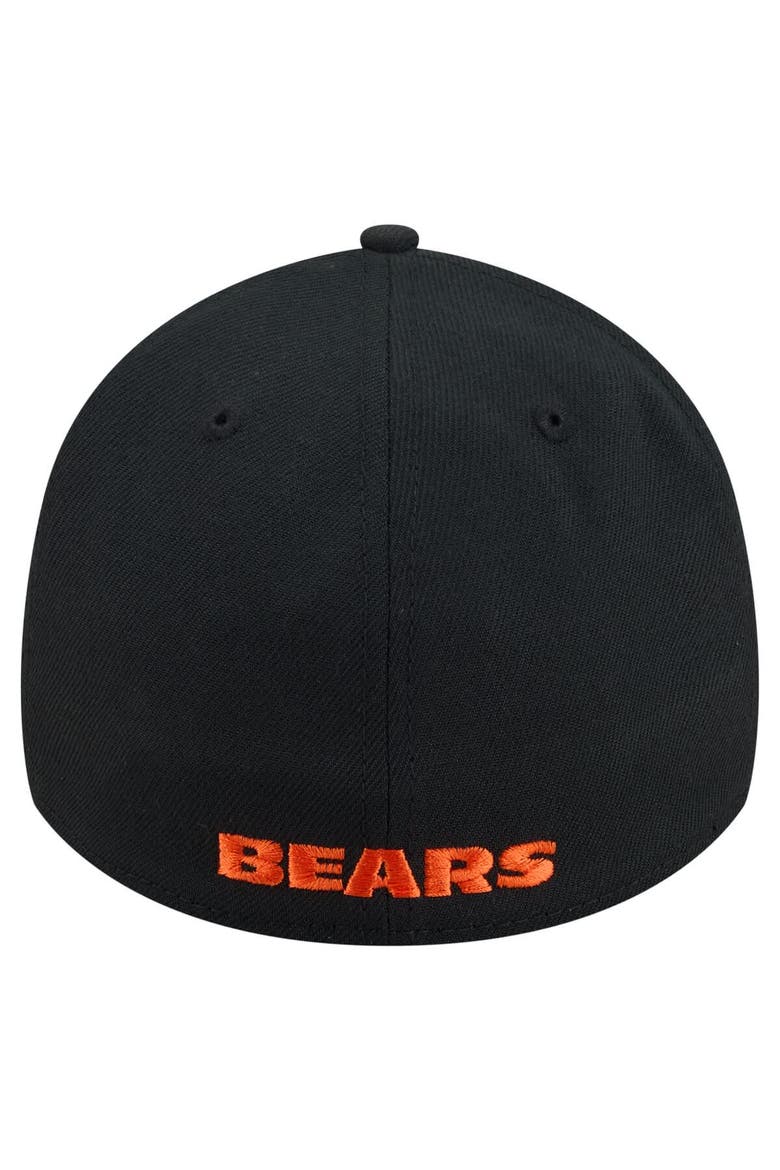 Men's New Era  Black Chicago Bears Core Team 39THIRTY Flex Hat, Alternate, color, Black
