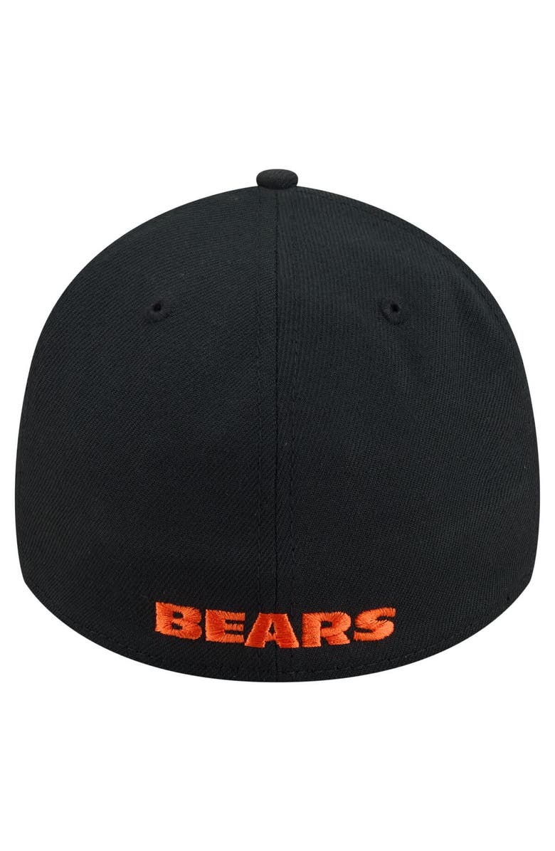 New Era Men's New Era Black Chicago Bears Core Team 39THIRTY Flex Hat, Alternate, color, Black