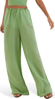 ViX Paula Hermanny Bianca Cover-Up Pants