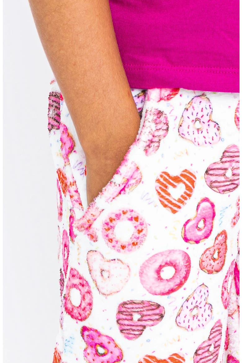 Donuts Plush Lounge Pants, Alternate, color, Multicolor