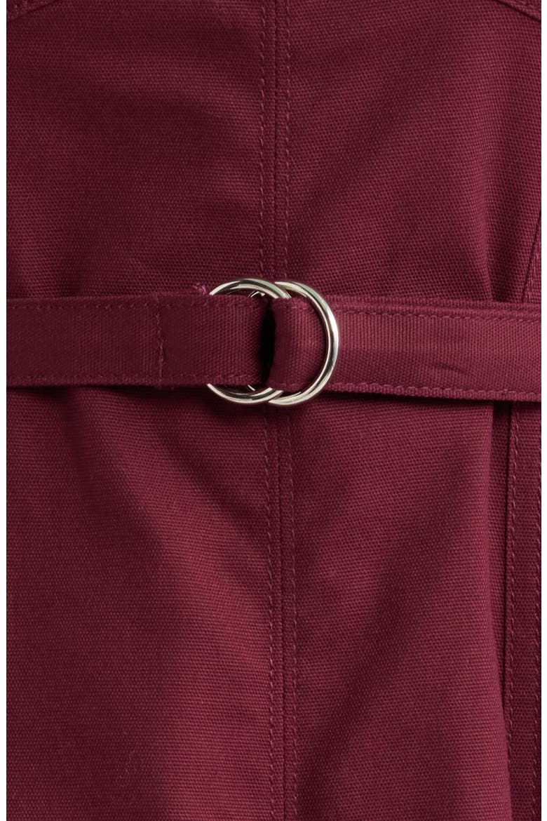Fiona Cotton Blend Dress, Alternate, color, WINDSOR WINE