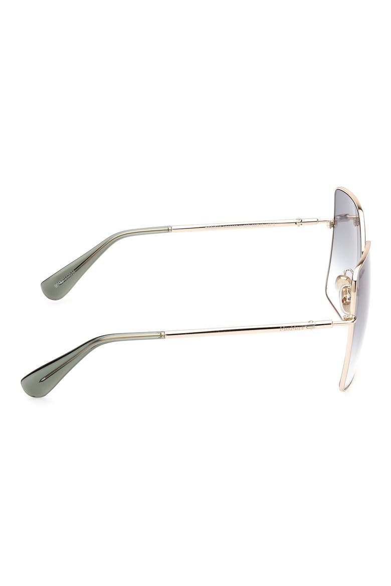 59mm Gradient Butterfly Sunglasses, Alternate, color, GOLD / GRADIENT GREEN