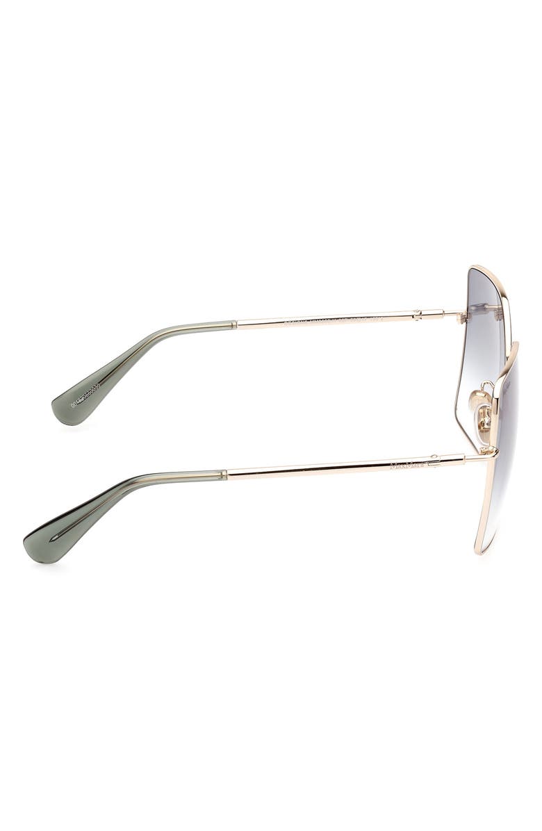 Max Mara 59mm Gradient Butterfly Sunglasses, Alternate, color,