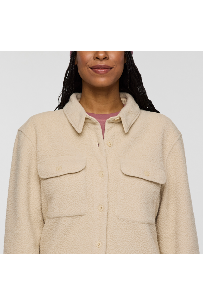 Cameta Shacket - Women's, Alternate, color, Cream