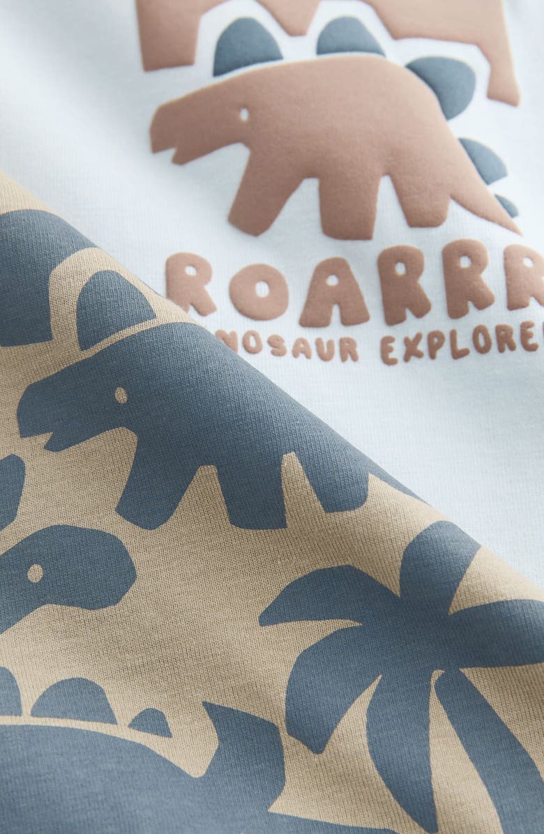 NEXT Kids' 4-Pack Dino Graphic T-Shirts & Assorted Shorts, Alternate, color, Multi