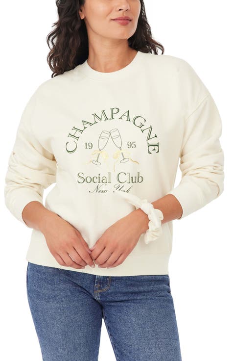 Easy Graphic Sweatshirt & Scrunchie Set