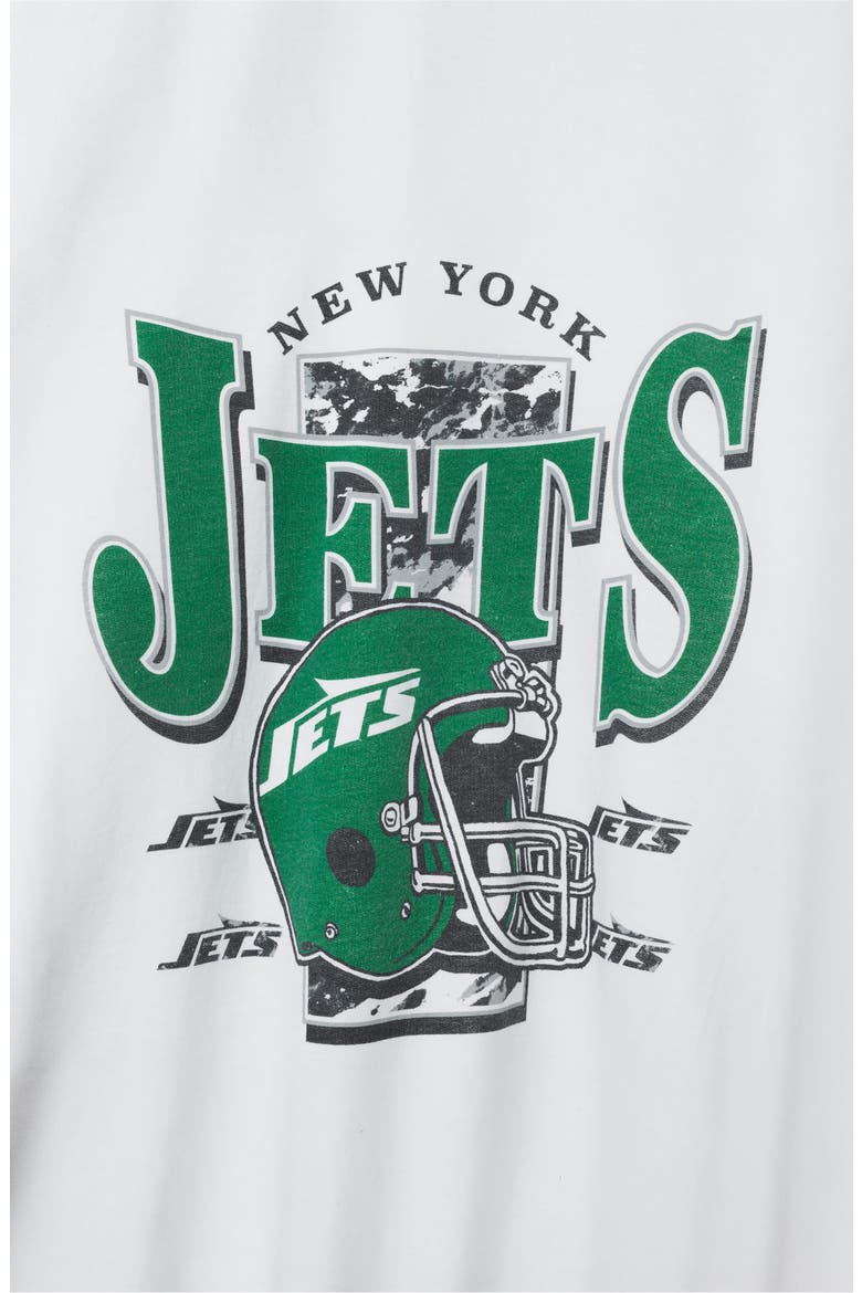 New York Jets Conversion Graphic Sweatshirt, Alternate, color, WHITE