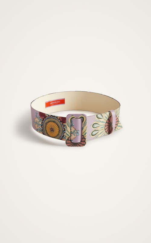 La Doublej Medium Belt In Purple