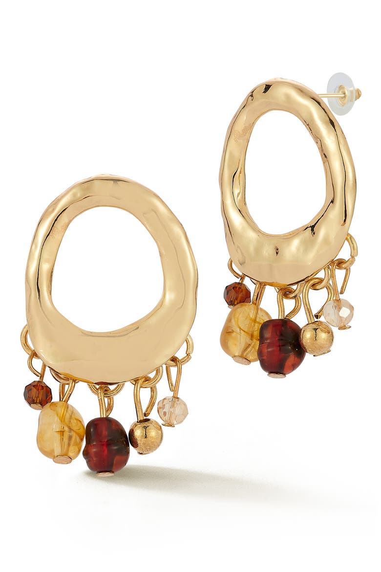 Statement Hoop Earrings, Main, color, GOLD