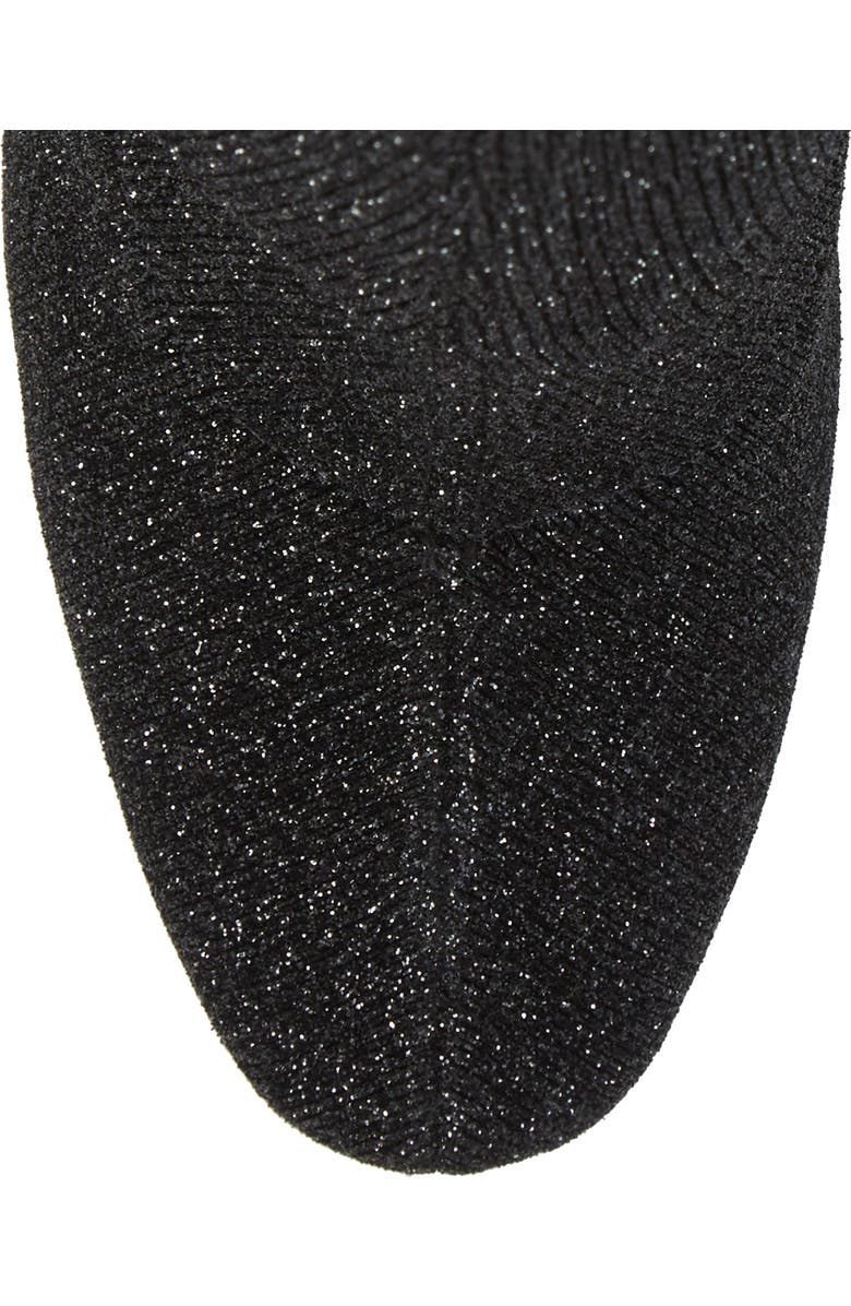 KENDALL + KYLIE Hailey Glitter Sock Bootie, Alternate, color,