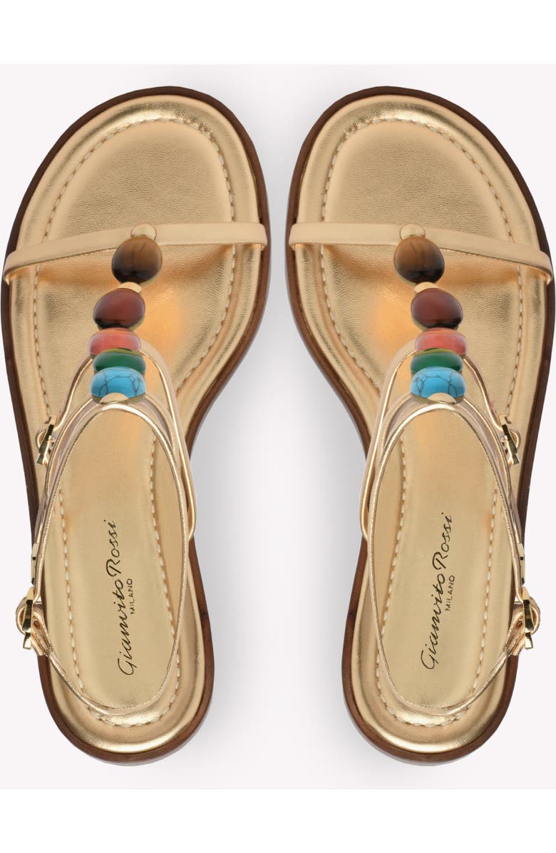 Gianvito Rossi Shanti 05 Sandals, Alternate, color, Metallic Gold