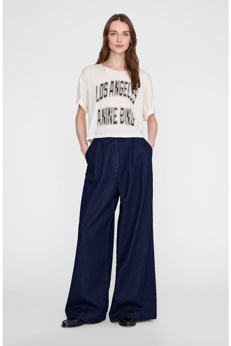 Johnny Cropped Tee, Main, color, Cream