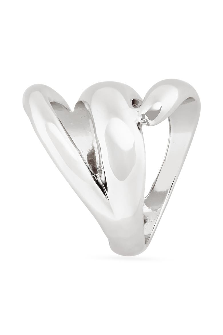 Statement Ring, Alternate, color, SILVER