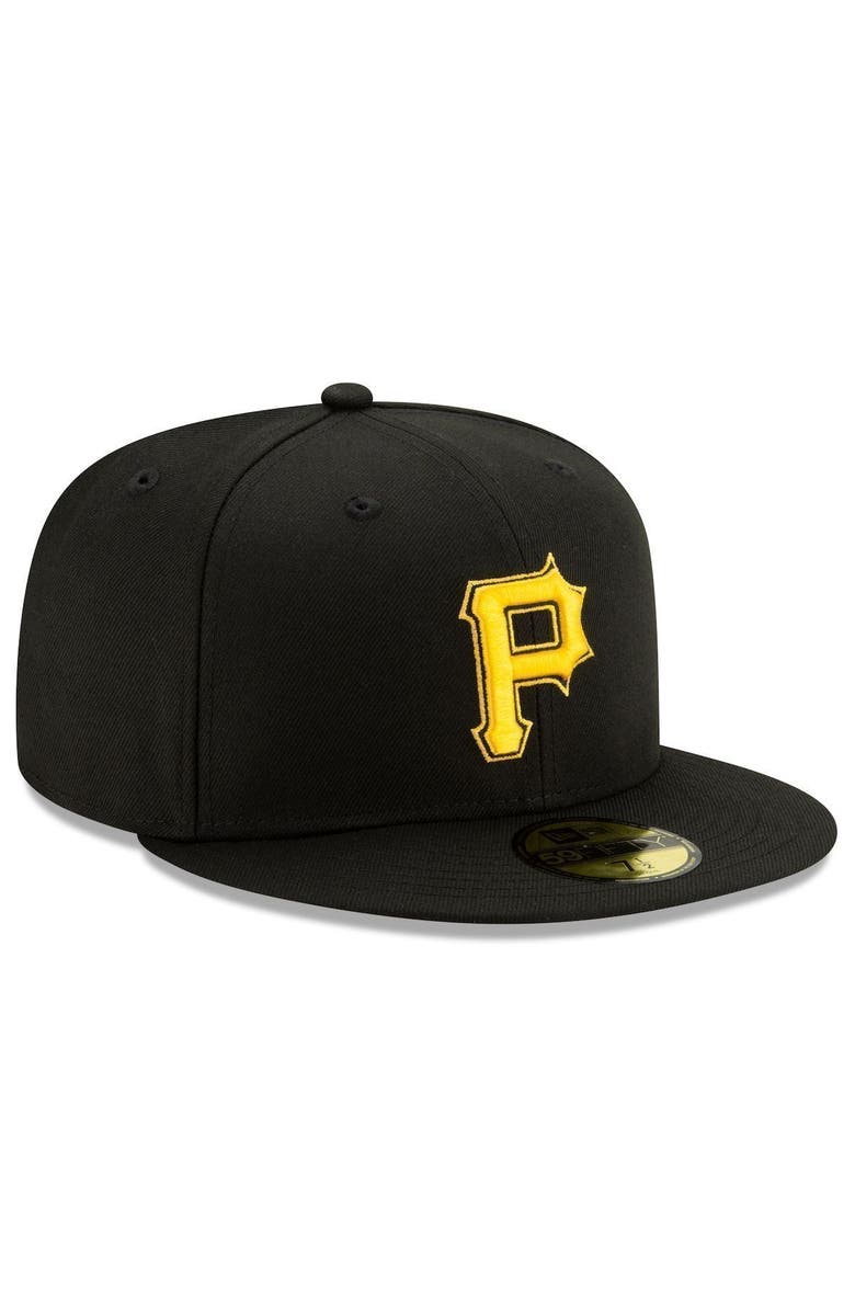 New Era Men's New Era Black Pittsburgh Pirates Alternate 2 Authentic Collection On-Field 59FIFTY Fitted Hat, Alternate, color, Black