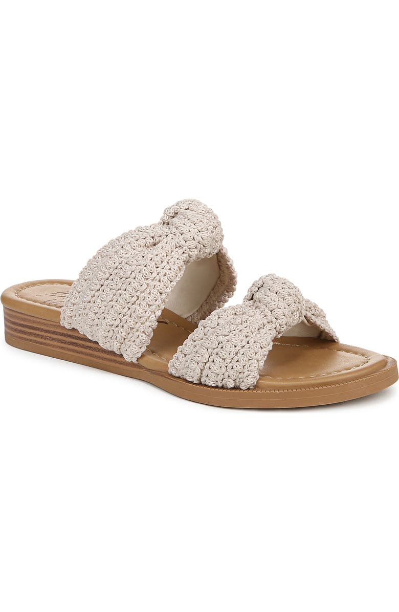 Blowfish Malibu Ashland Wedge Sandal, Main, color, Off White Crochet Fabric