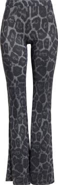 Stella McCartney Leopard Print Flare Leg Pants