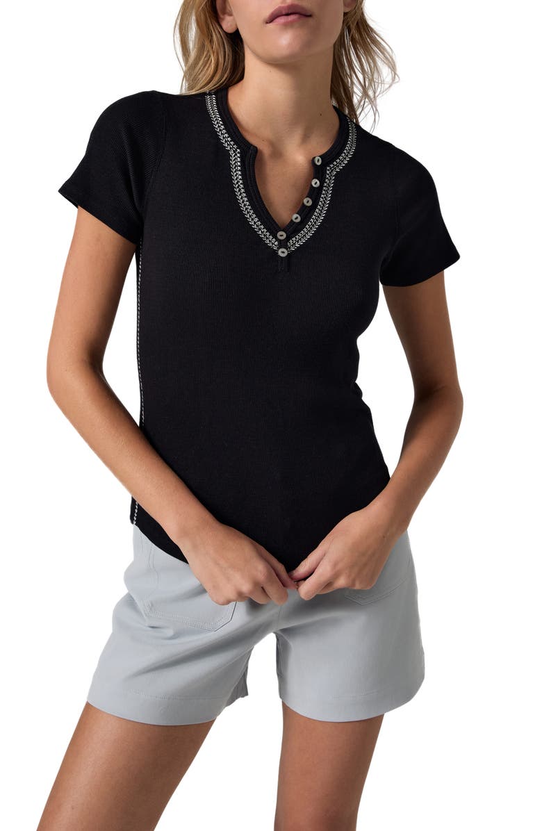 Alp N Rock Lua Short Sleeve Henley, Main, color, 