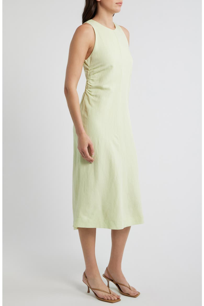 Sleeveless Midi Dress, Alternate, color, CUCUMBER