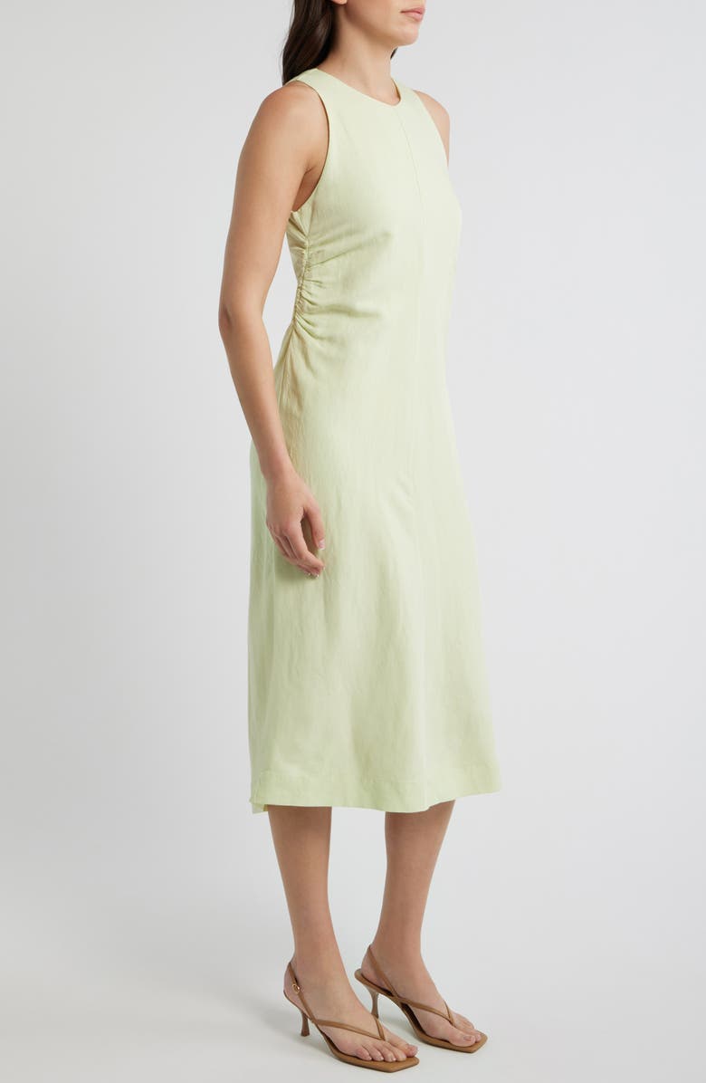 BOSS Orange Sleeveless Midi Dress, Alternate, color, Cucumber
