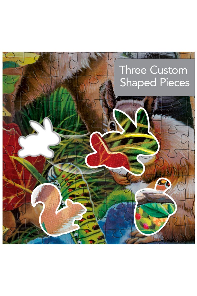 Fawn Friends 500 Piece Shaped Puzzle, Alternate, color, Multicolor