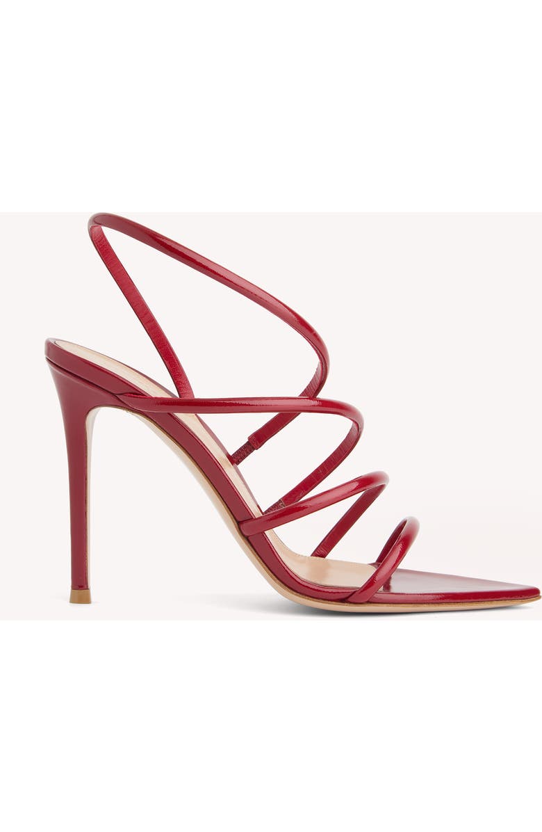 Gianvito Rossi Ettie Sandal, Main, color, Red Nappa