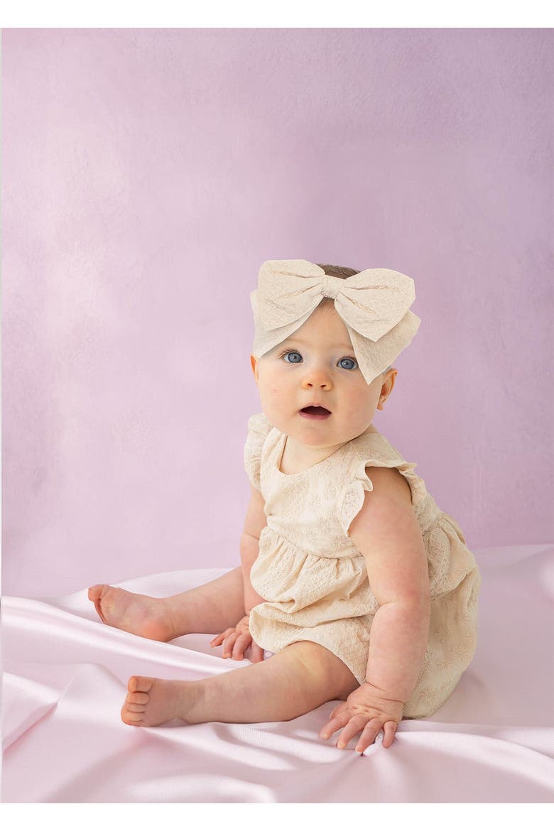 Sienna Baby Romper, Alternate, color, Brown
