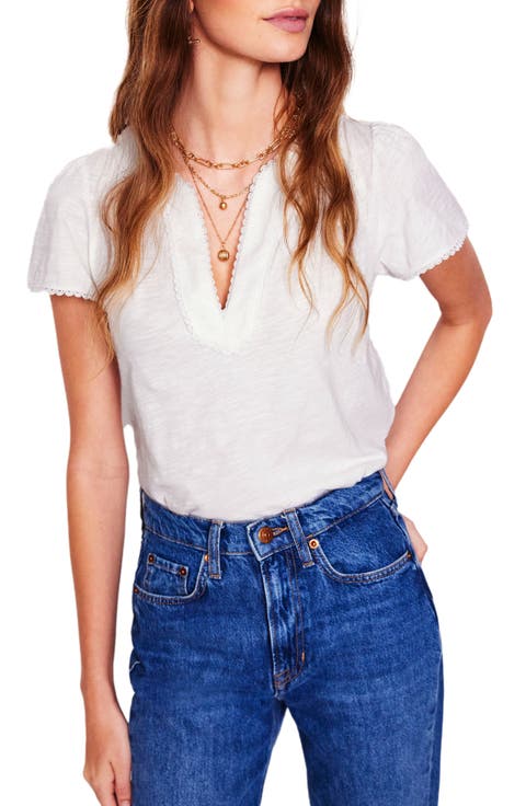 Lace Trim Top