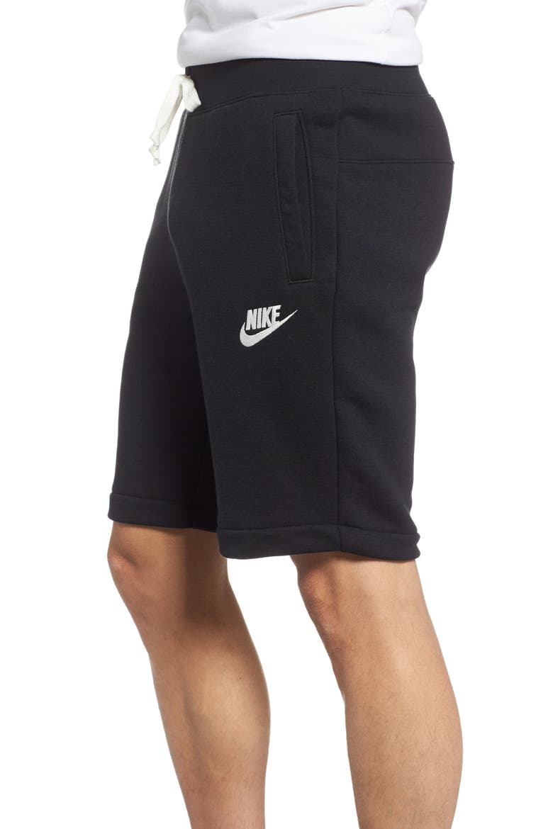 Heritage Knit Shorts, Alternate, color, BLACK/ SAIL