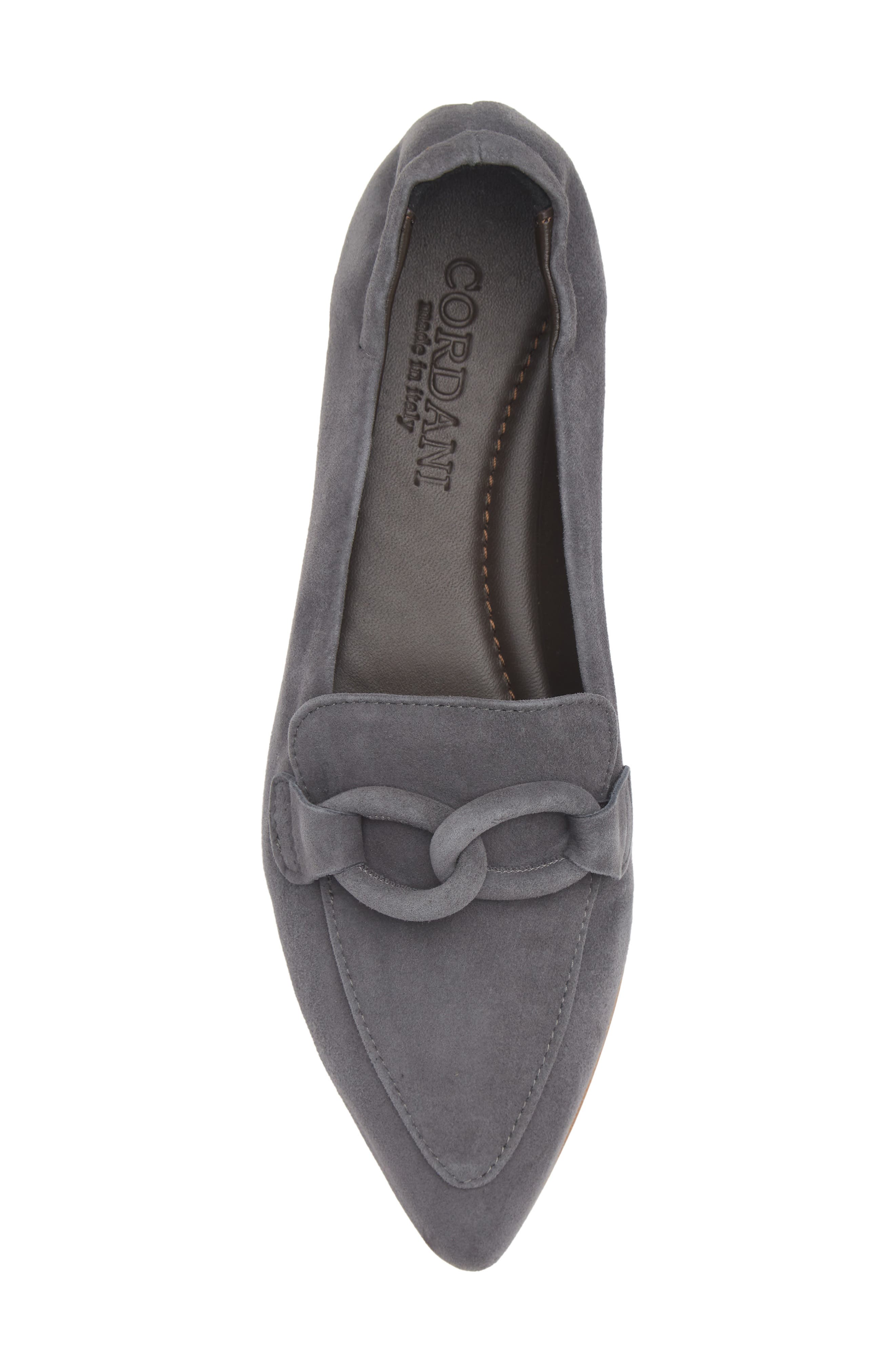 Miriam Loafer, Alternate, color, GREY SUEDE