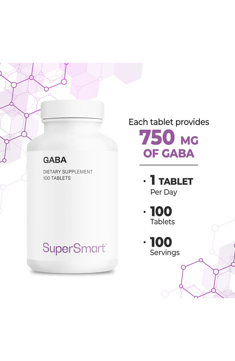 SuperSmart GABA 750mg per Day, Alternate, color, NO COLOR