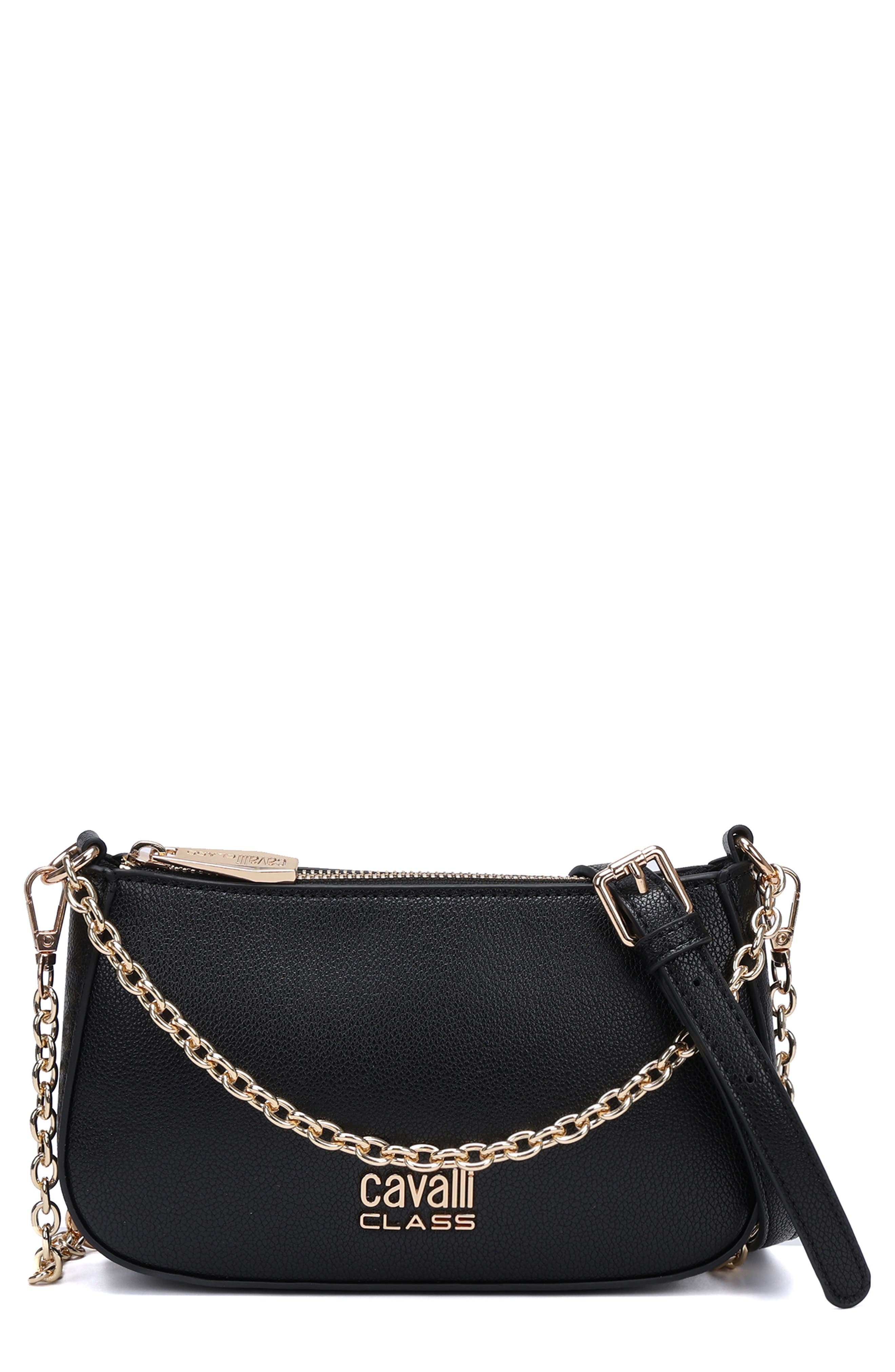 Cavalli Class Carina Baguette Crossbody Bag, Main, color, 
