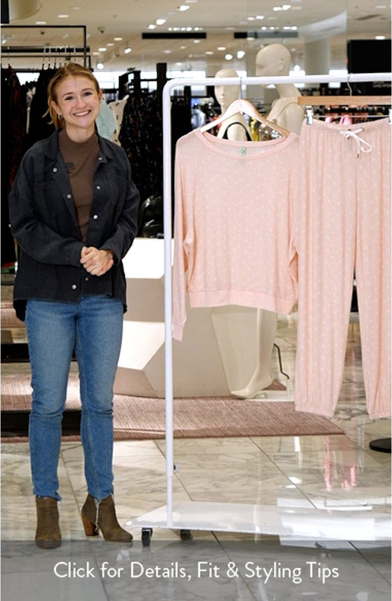 Star Seeker Brushed Jersey Pajamas, sales video thumbnail