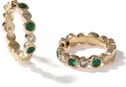 Mark Henry Bubbly Diamond Mini Hoop Earrings