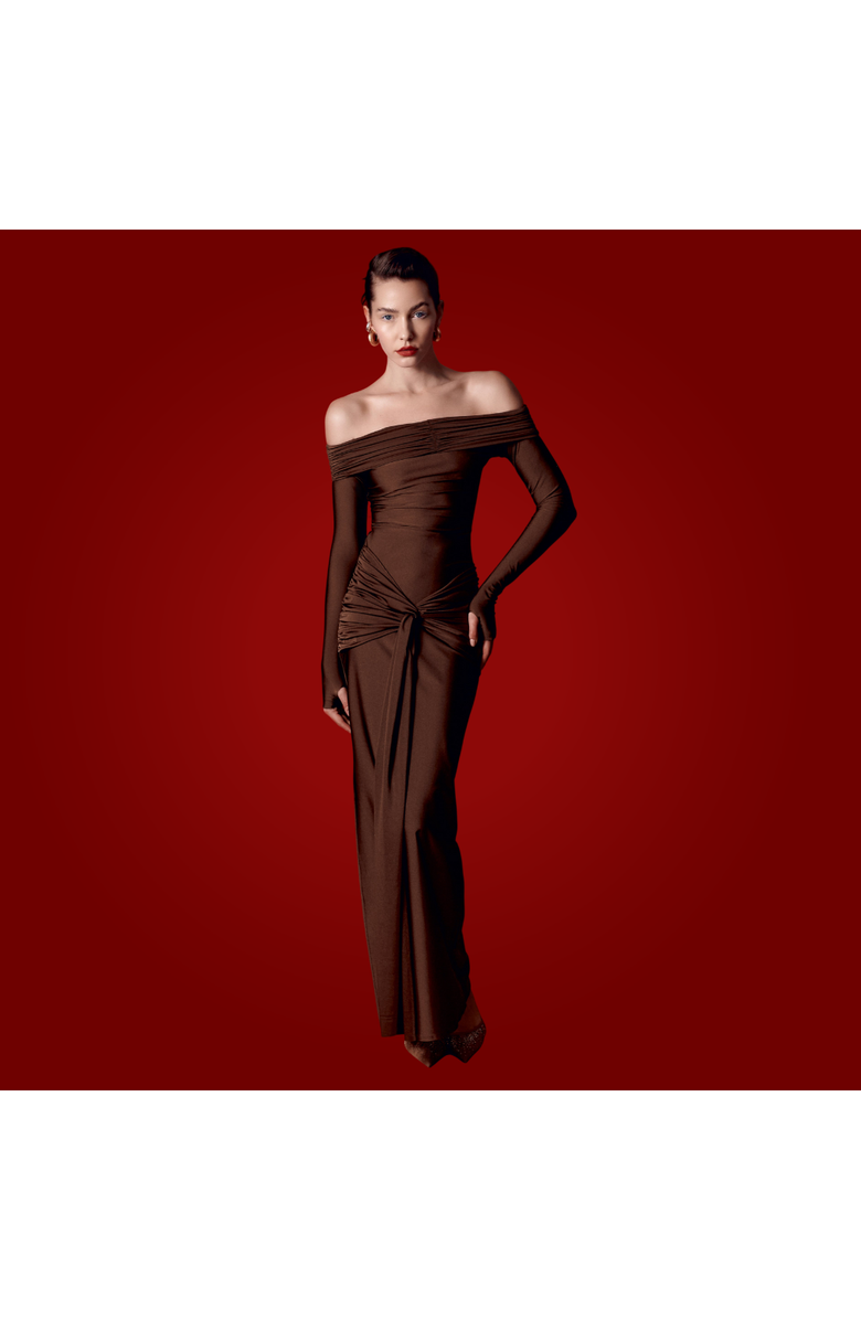 LEDIEL Capuccino Dress, Alternate, color, Brown