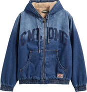 CRIMINAL DAMAGE Davies Hooded Denim Jacket