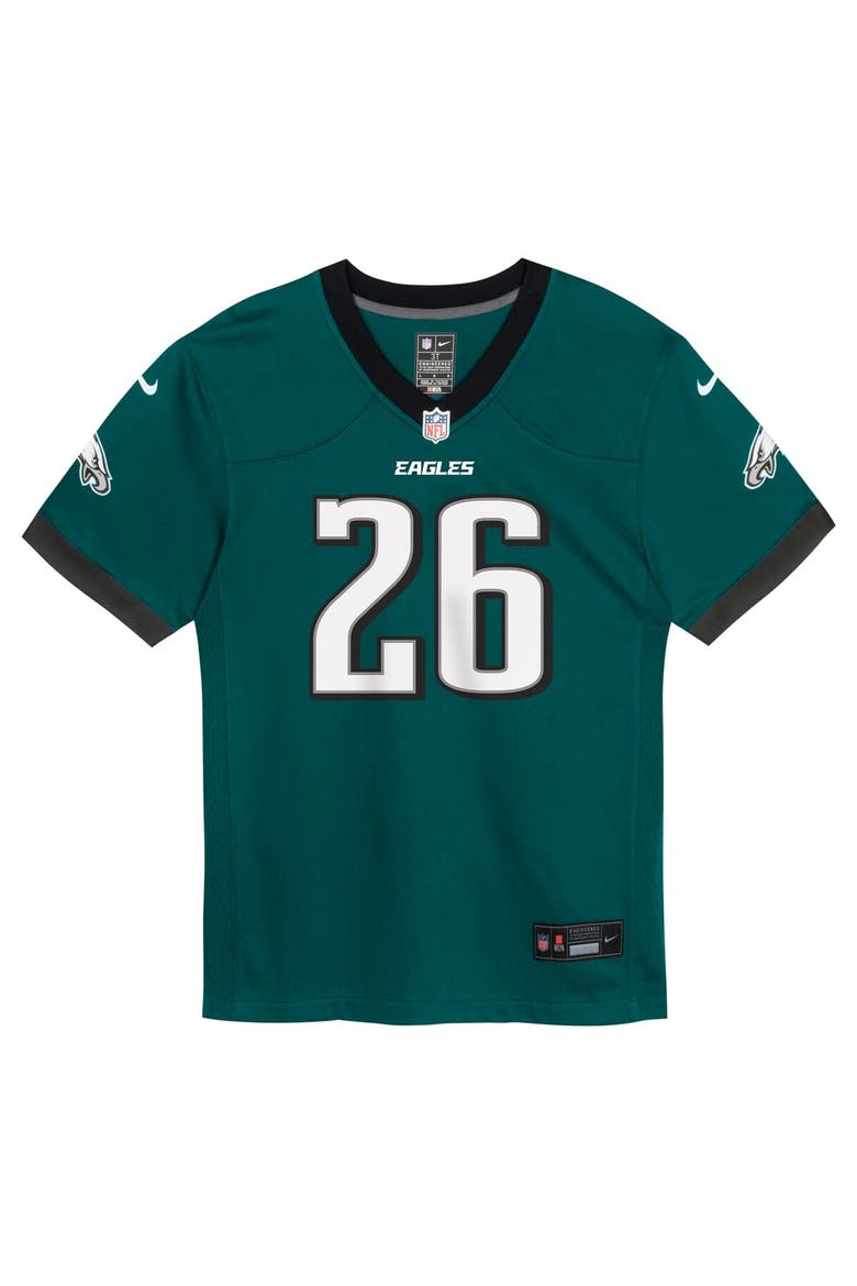 Toddler Nike Saquon Barkley Midnight Green Philadelphia Eagles Game Jersey, Alternate, color, Green