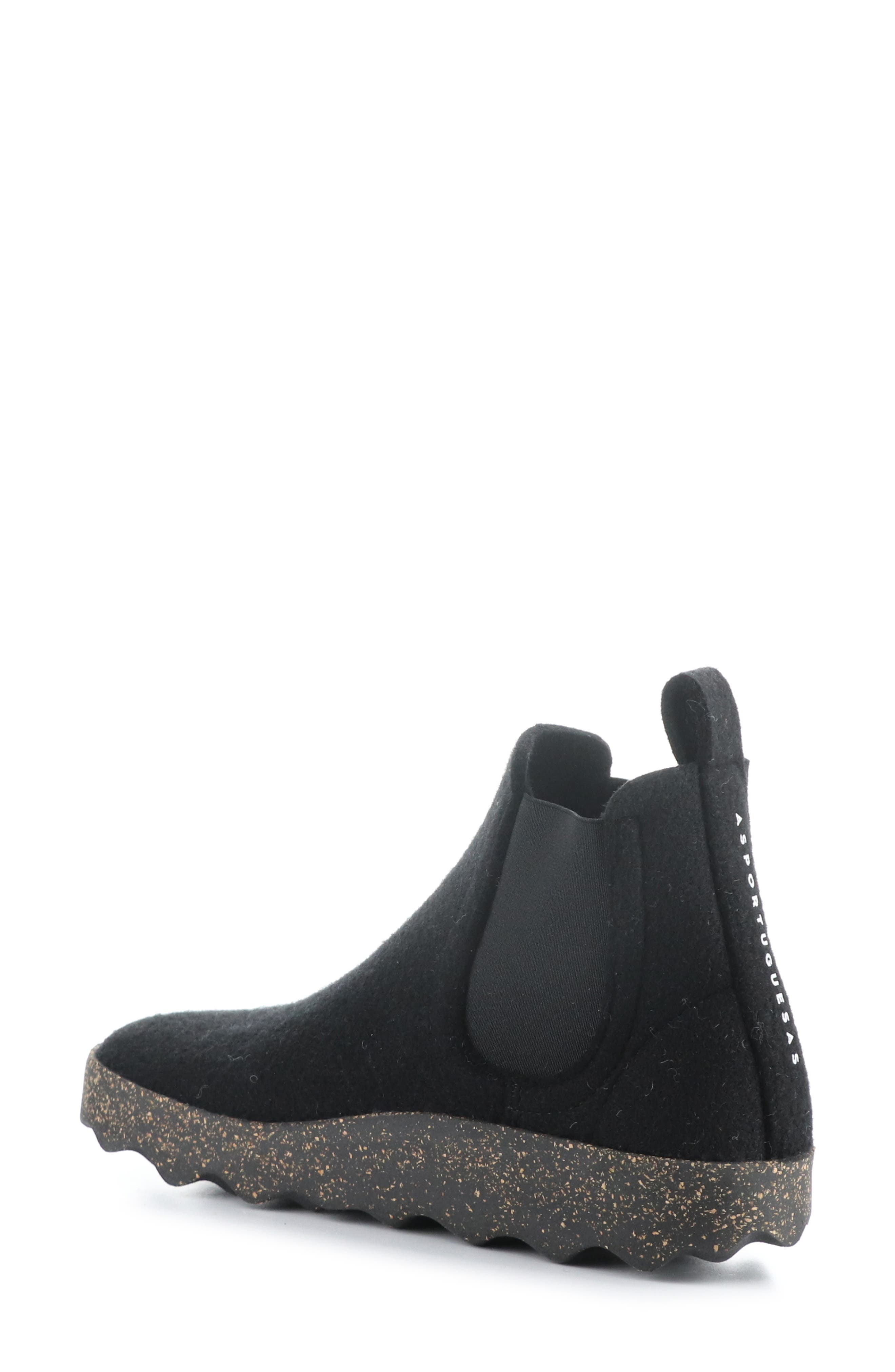 Asportuguesas by Fly London Caia Chelsa Boot, Alternate, color, Black Rewooly