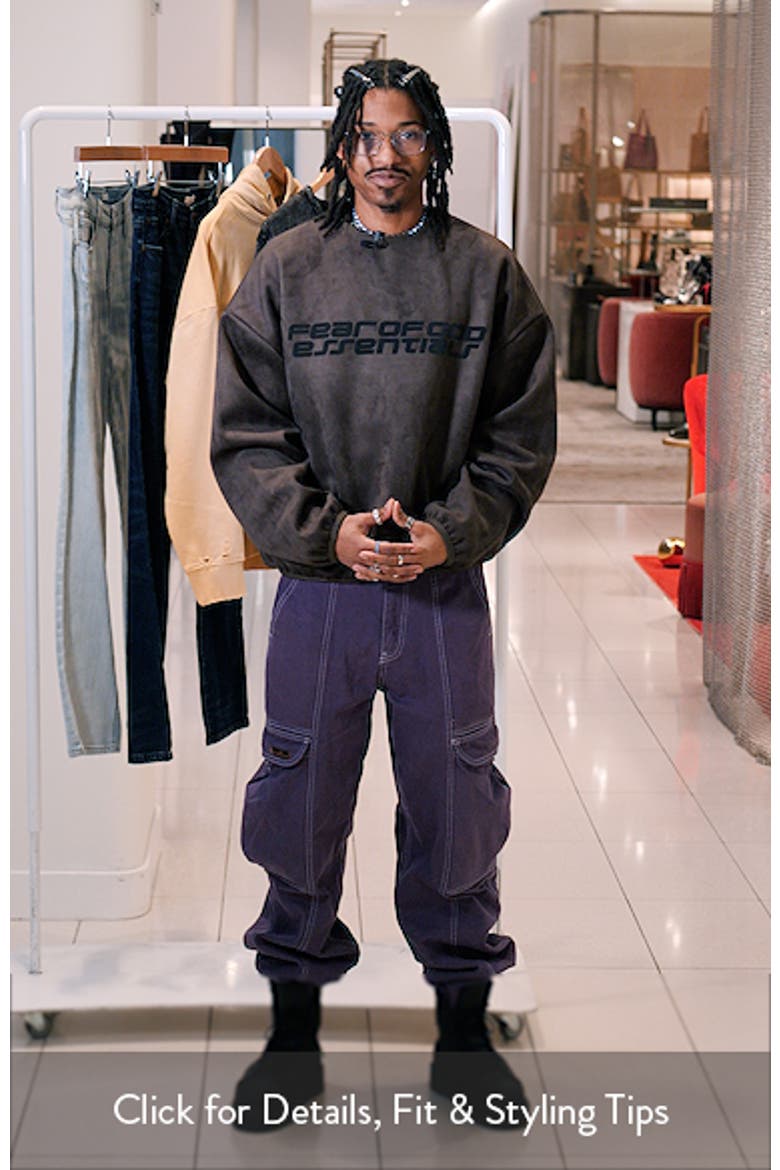 Modern Sueded Fleece Logo Graphic Sweatshirt (Men) | Nordstrom