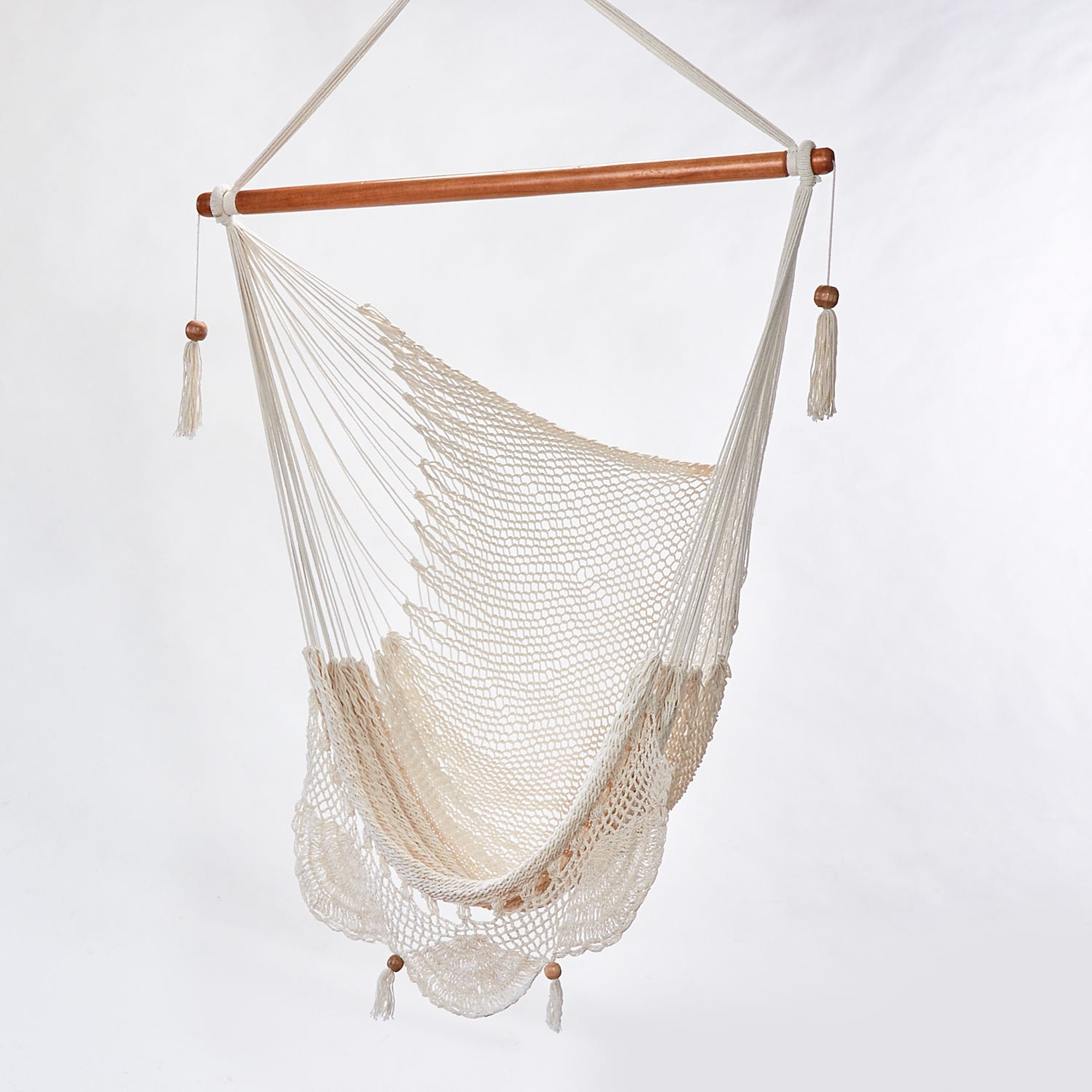 Ten Thousand Villages Summer Day Hammock Chair - Ivory
