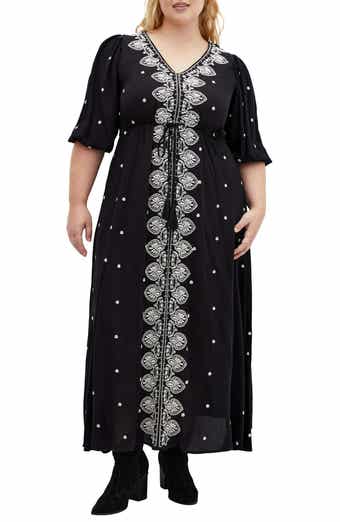 Anaya Embroidered Maxi Dress