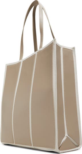 Ava Canvas & Leather Tote Bag