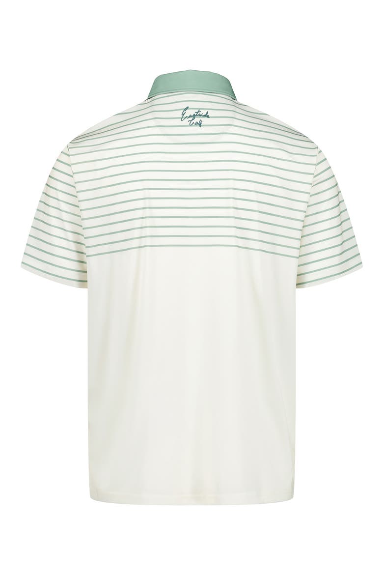 Signature Top Stripe Golf Polo, Alternate, color, JETSTREAM/ SAGE