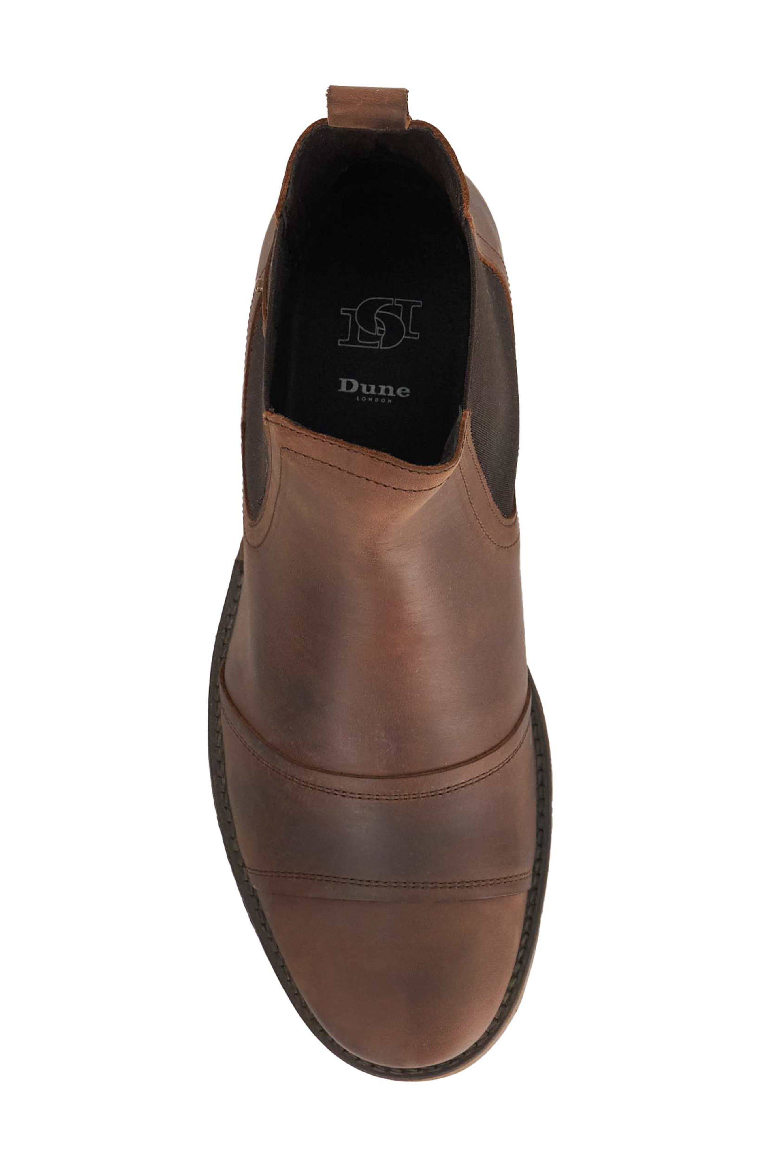 Dune London Saltwood Chelsea Boot, Alternate, color, Brown